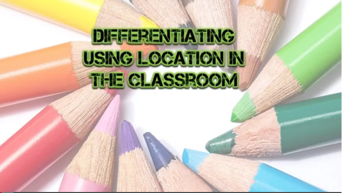 How to have students self-differentiate during instruction - video blog